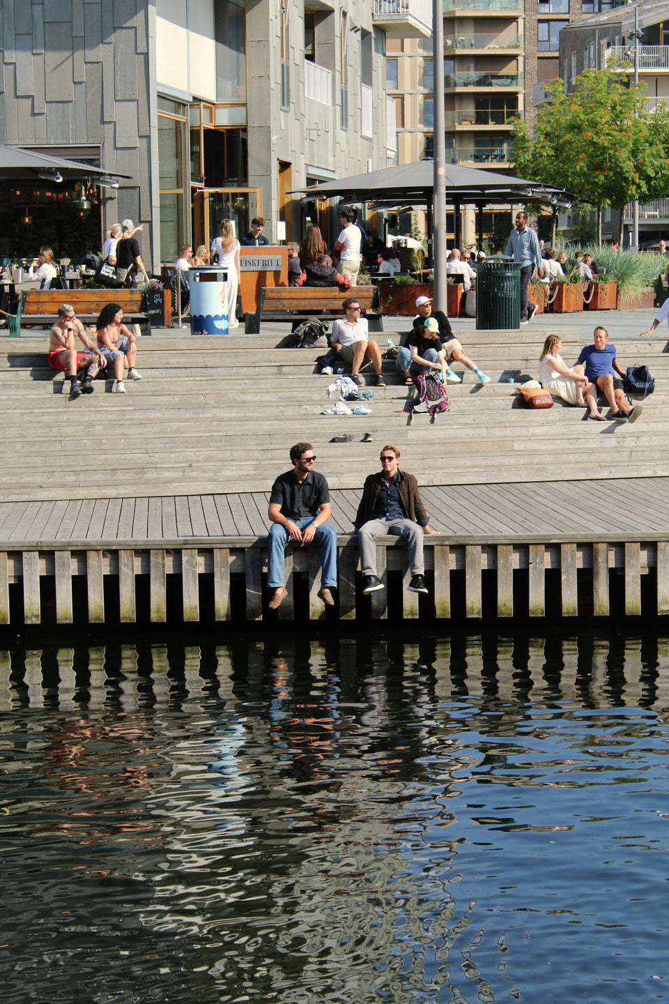 Luca & Luce ved havnen