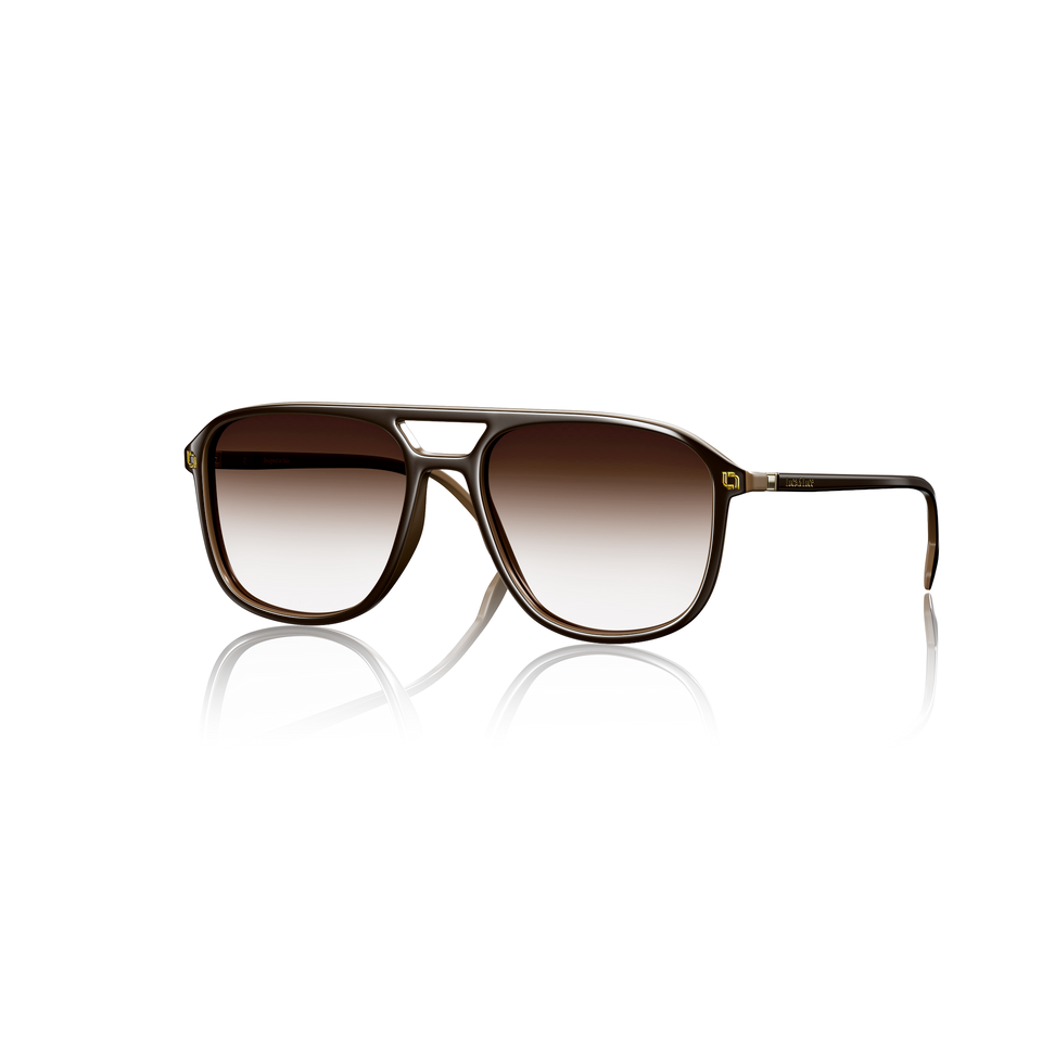 Luca Costa Marrone sunglasses in three-quarter view